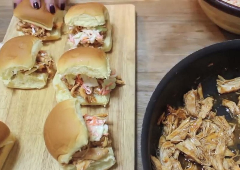 BBQ Pulled Chicken Sliders