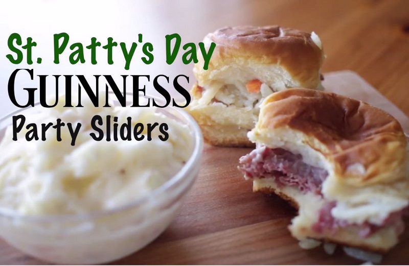 Corned Beef, Guinness and Mustard Sliders