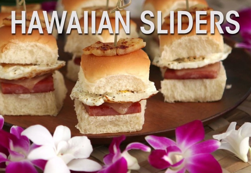 Hawaiian Spam Sliders Recipe