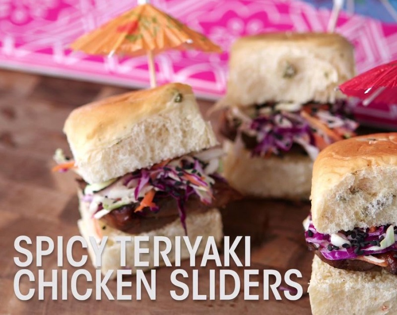 Spicy Teriyaki Chicken Sliders Recipe